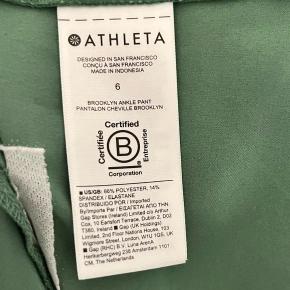 Athleta Brooklyn Ankle Pant in Vineyard Green - Picture 8 of 8